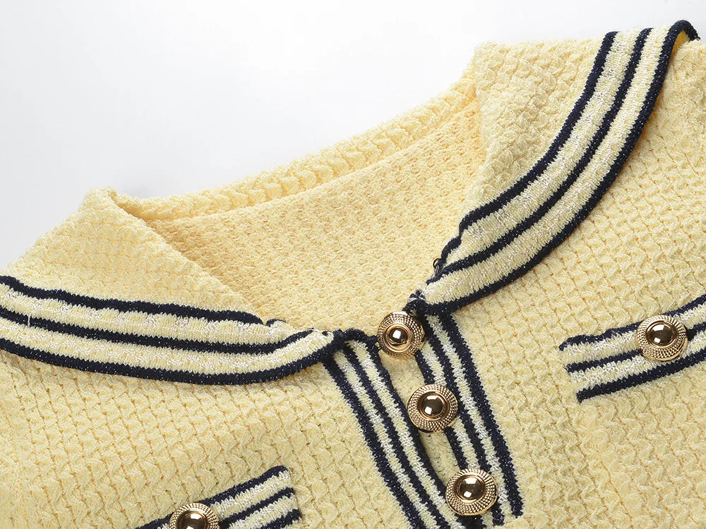 Casual Wear Summer Knit A-line Mini Dress