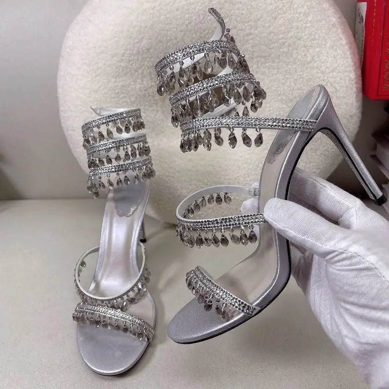 Ankle Wrap  Ankle Strap Stretch Wire Heels