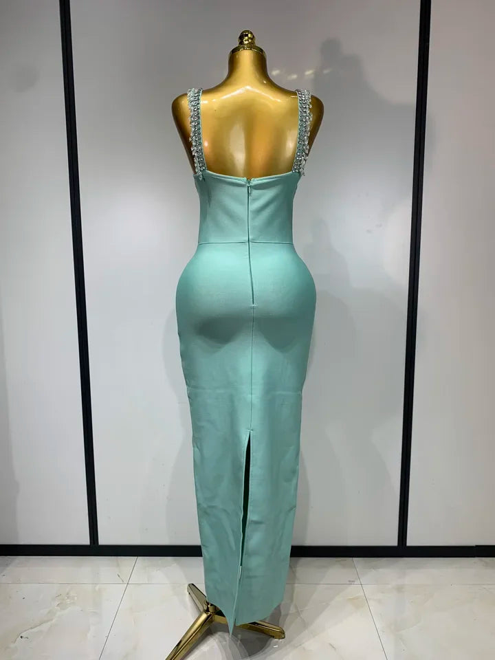 Elegant Knitted Birthday Evening Party Cocktail Prom Dress