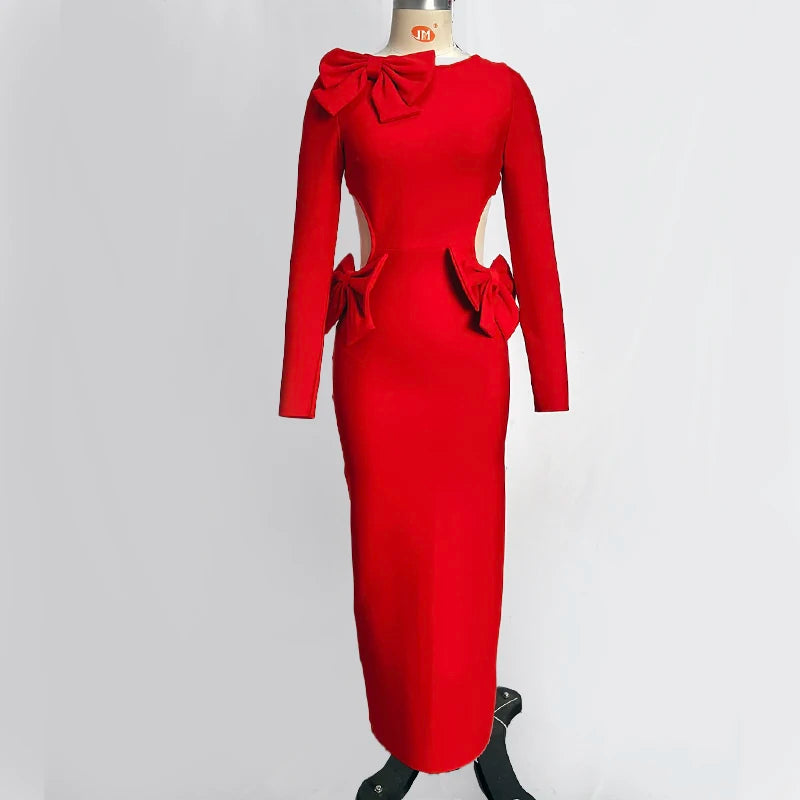 Long Sleeves Sexy Bodycon Dress