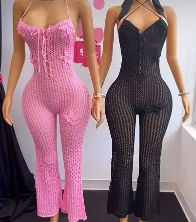 Sexy Knitted Jumpsuits