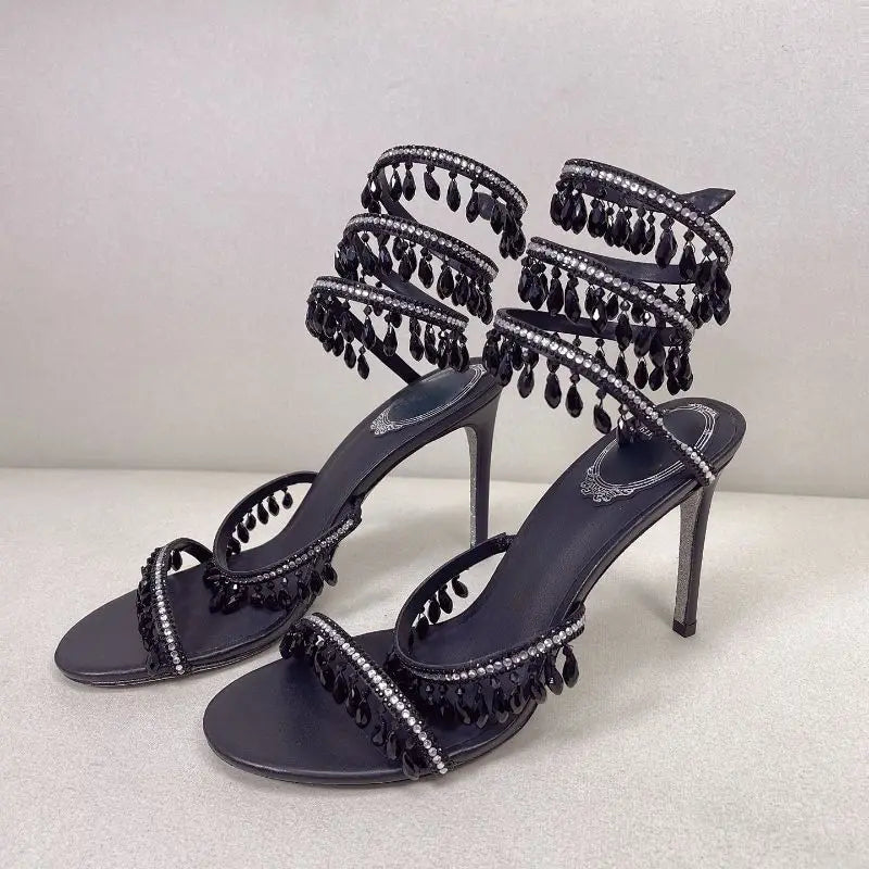 Ankle Wrap  Ankle Strap Stretch Wire Heels