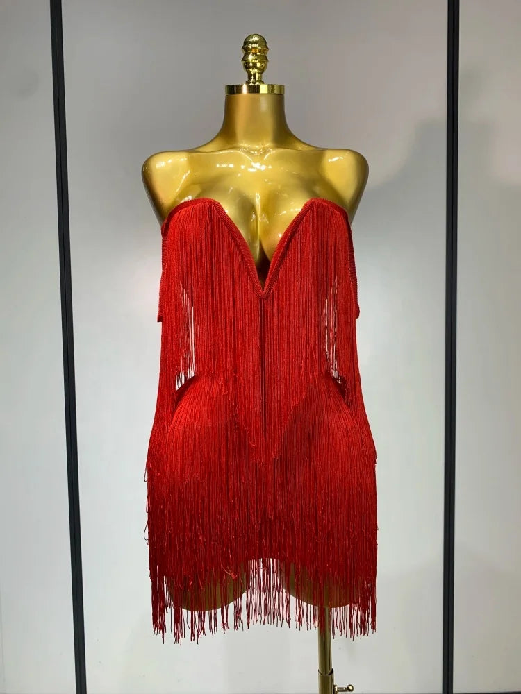 Bandage Mini Bodycon Dress