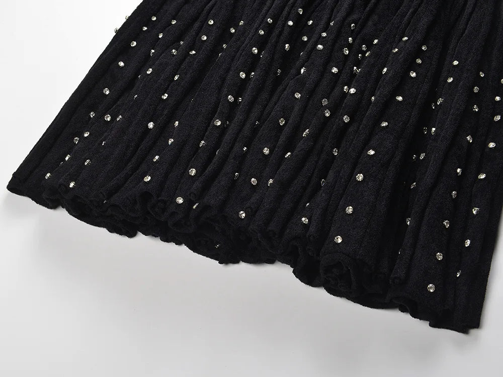 Mini Knits Pleated Dress
