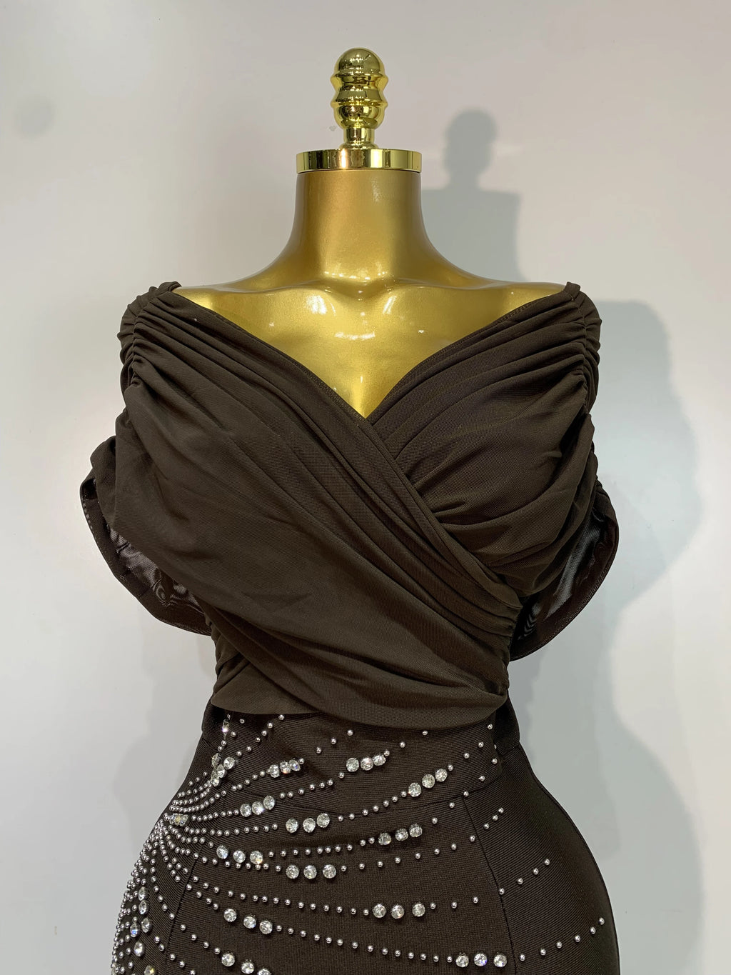 Luxury Sheath Knitted Long Dress