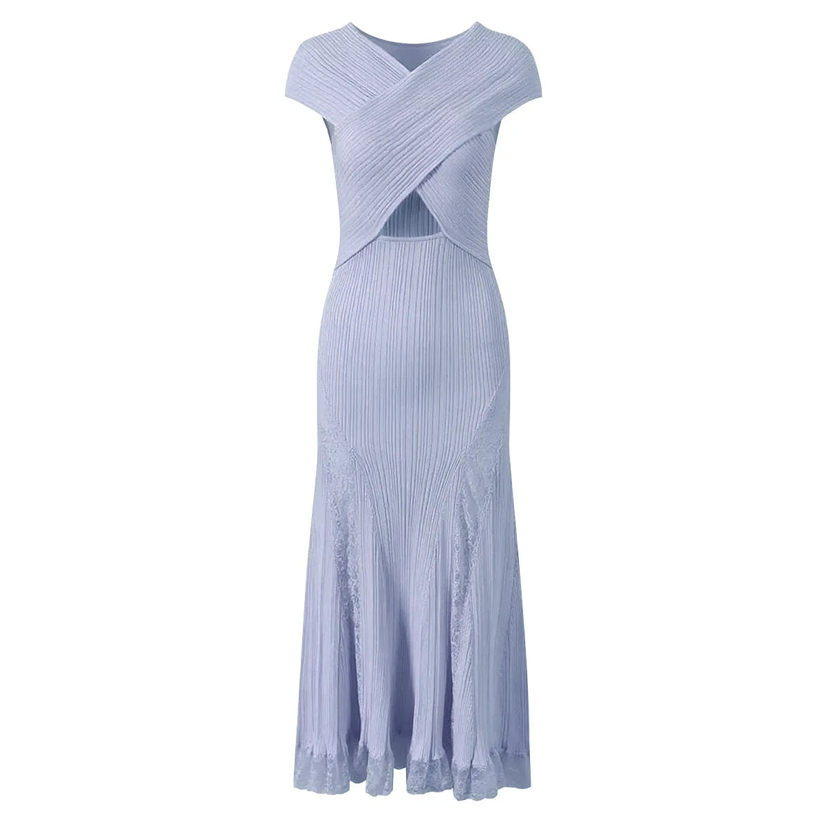 Stylish Hollow Out Lady Summer Dress