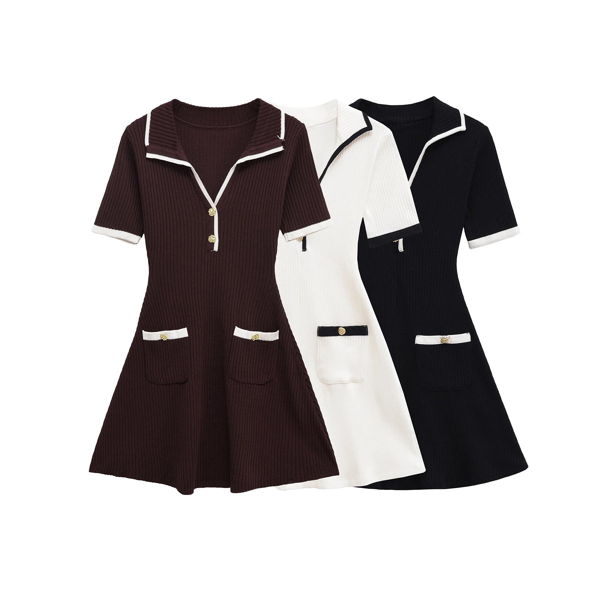 Button Threaded Dress