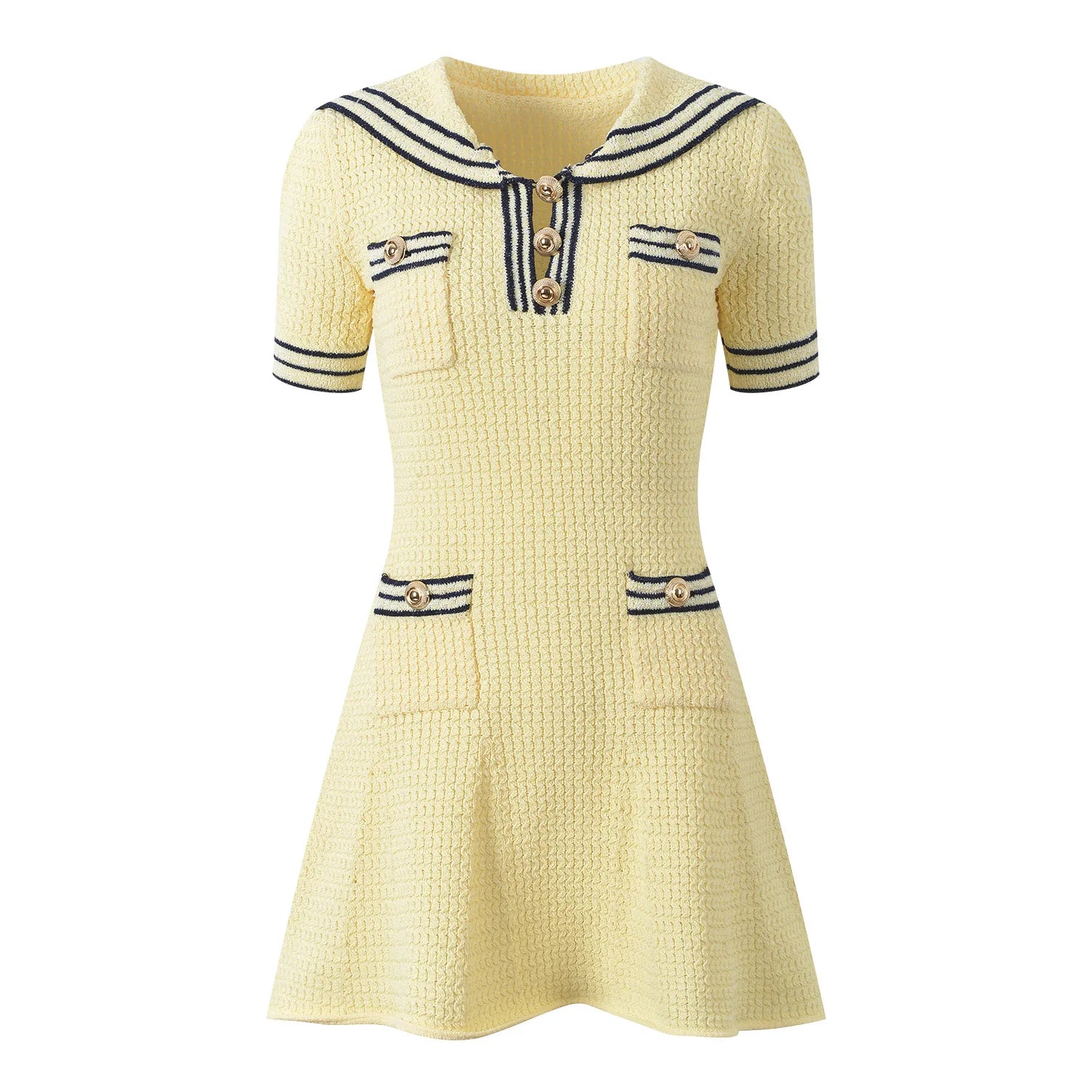 Casual Wear Summer Knit A-line Mini Dress