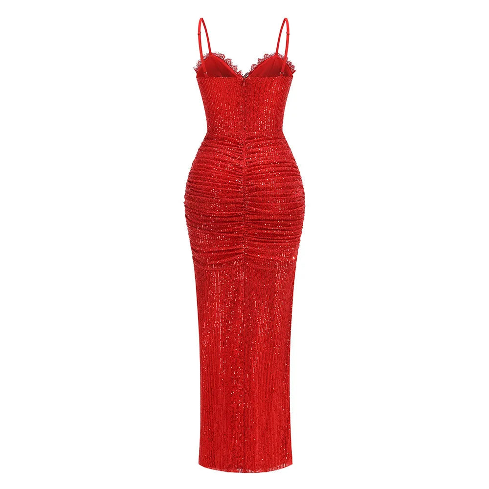 FORMAL ELEGANT RED DRESS