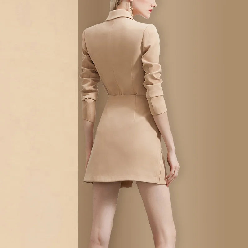 Two-piece Suit Lapel Office Blazer Formal Business