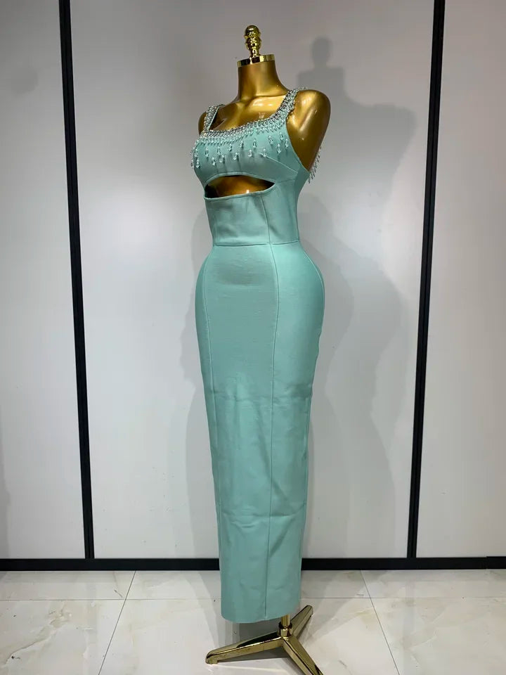 Elegant Knitted Birthday Evening Party Cocktail Prom Dress