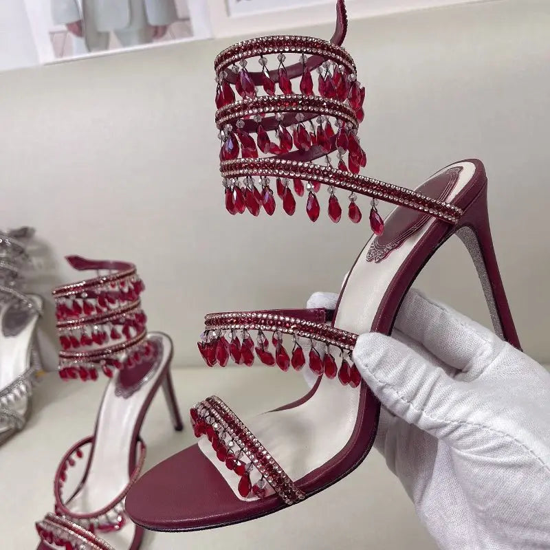 Ankle Wrap  Ankle Strap Stretch Wire Heels