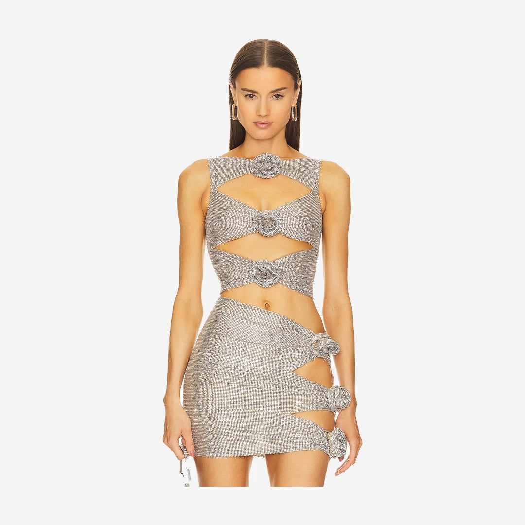 Summer Party Luxurious Sleeveless Two Piece Set