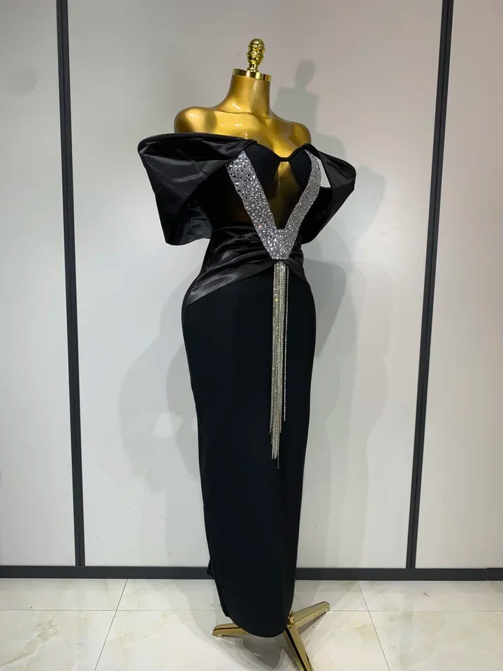 Sparkly Chain Bodycon Dress