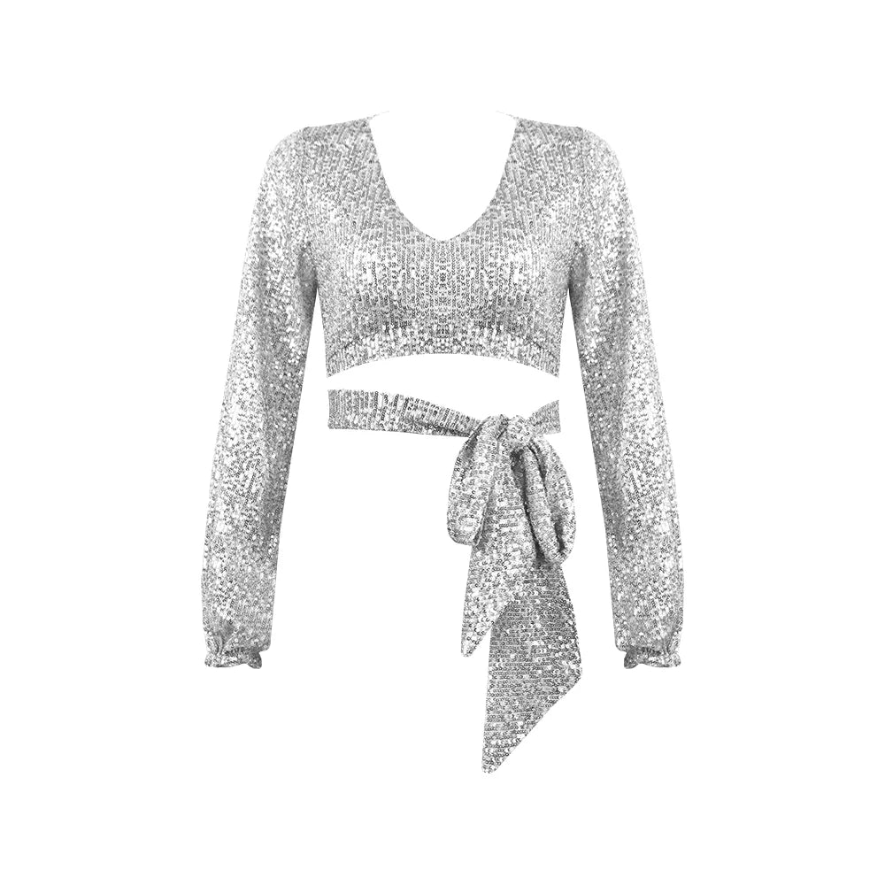 Sexy Crop Top With Short Set