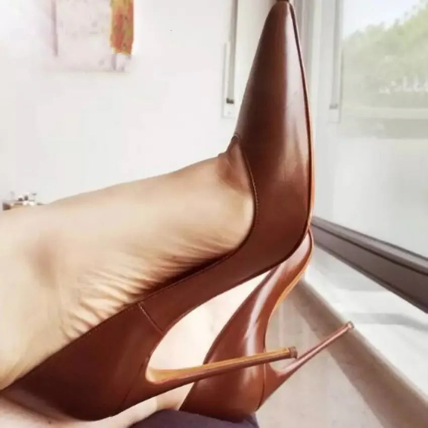 Elegant Sexy Nude Heels