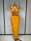 Luxury Birthday Evening Party Celebrity Elegant Knitted Dress