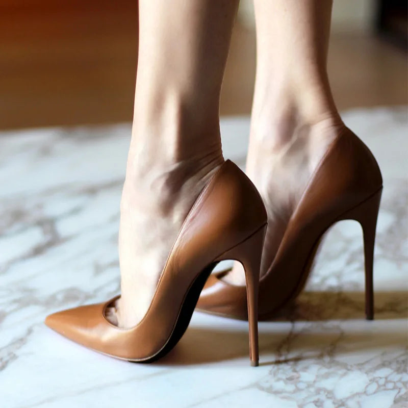 Elegant Sexy Nude Heels