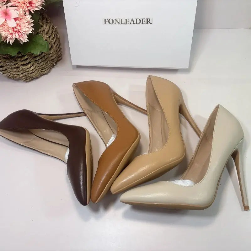 Elegant Sexy Nude Heels