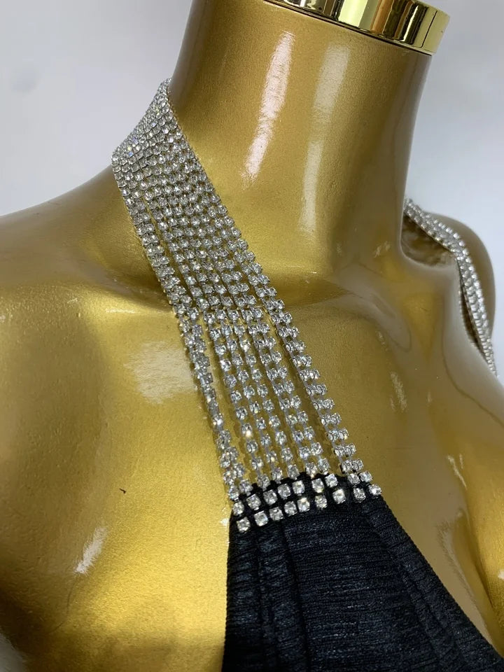 Sexy Sleeveless Fashion Cocktail Evening Party Luxury Birthday Prom Gown