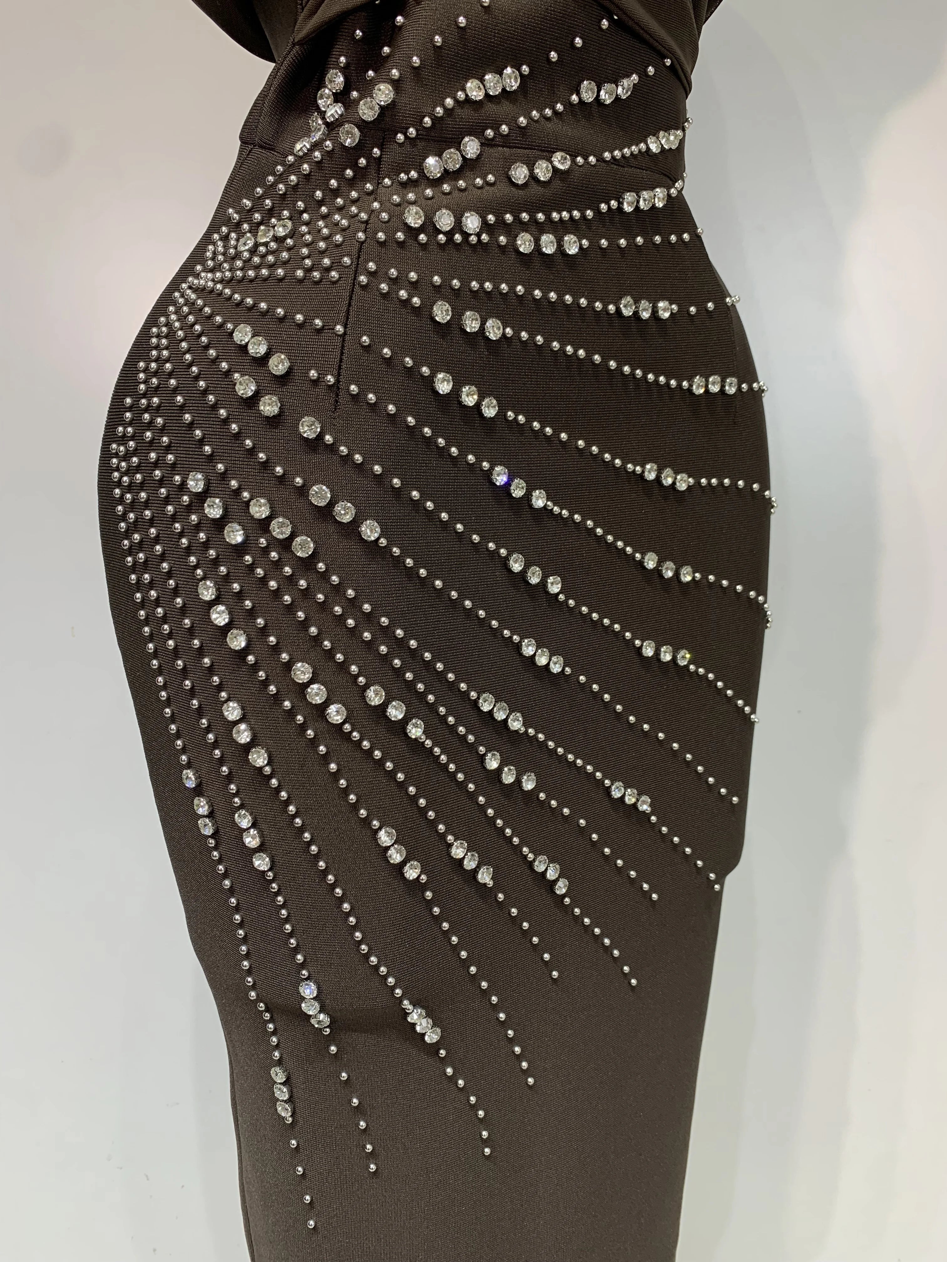 Luxury Sheath Knitted Long Dress