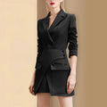 Two-piece Suit Lapel Office Blazer Formal Business