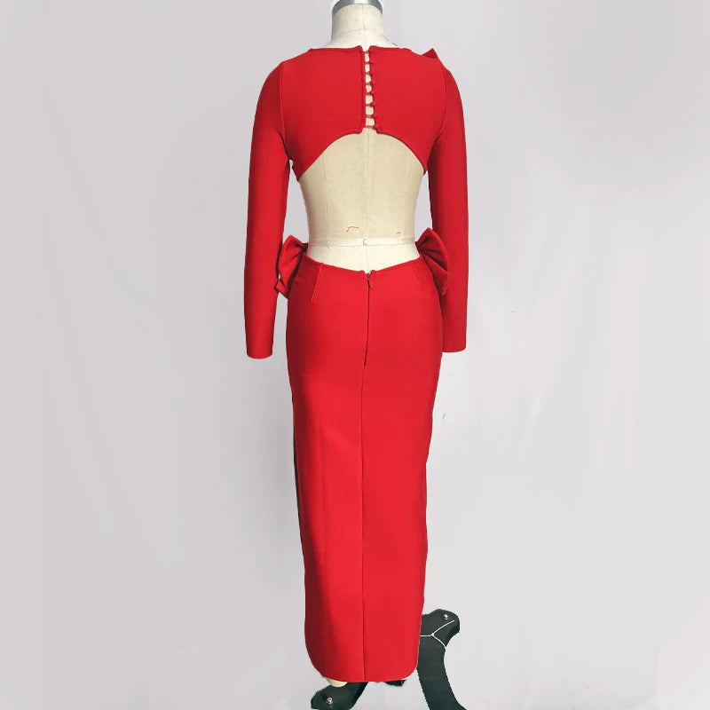Long Sleeves Sexy Bodycon Dress