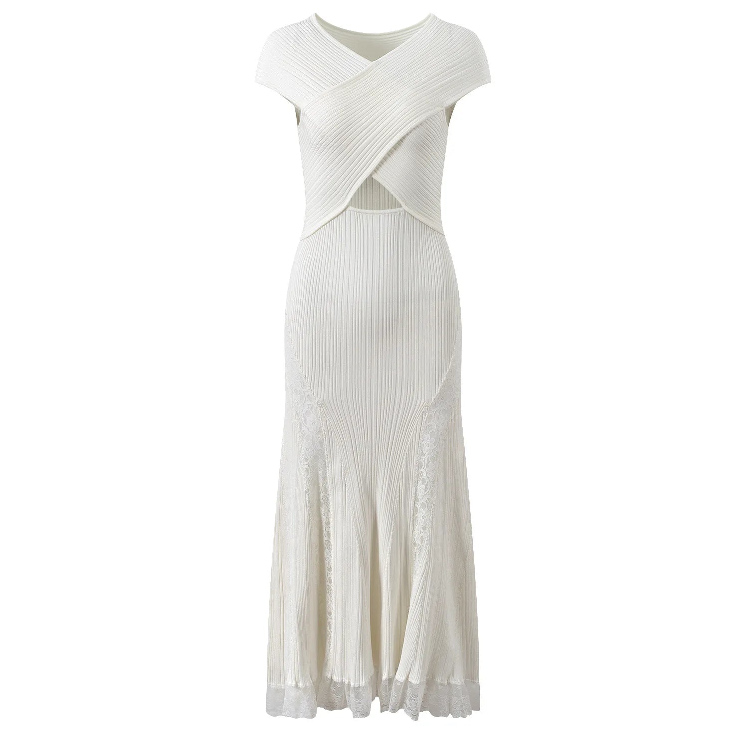 Stylish Hollow Out Lady Summer Dress