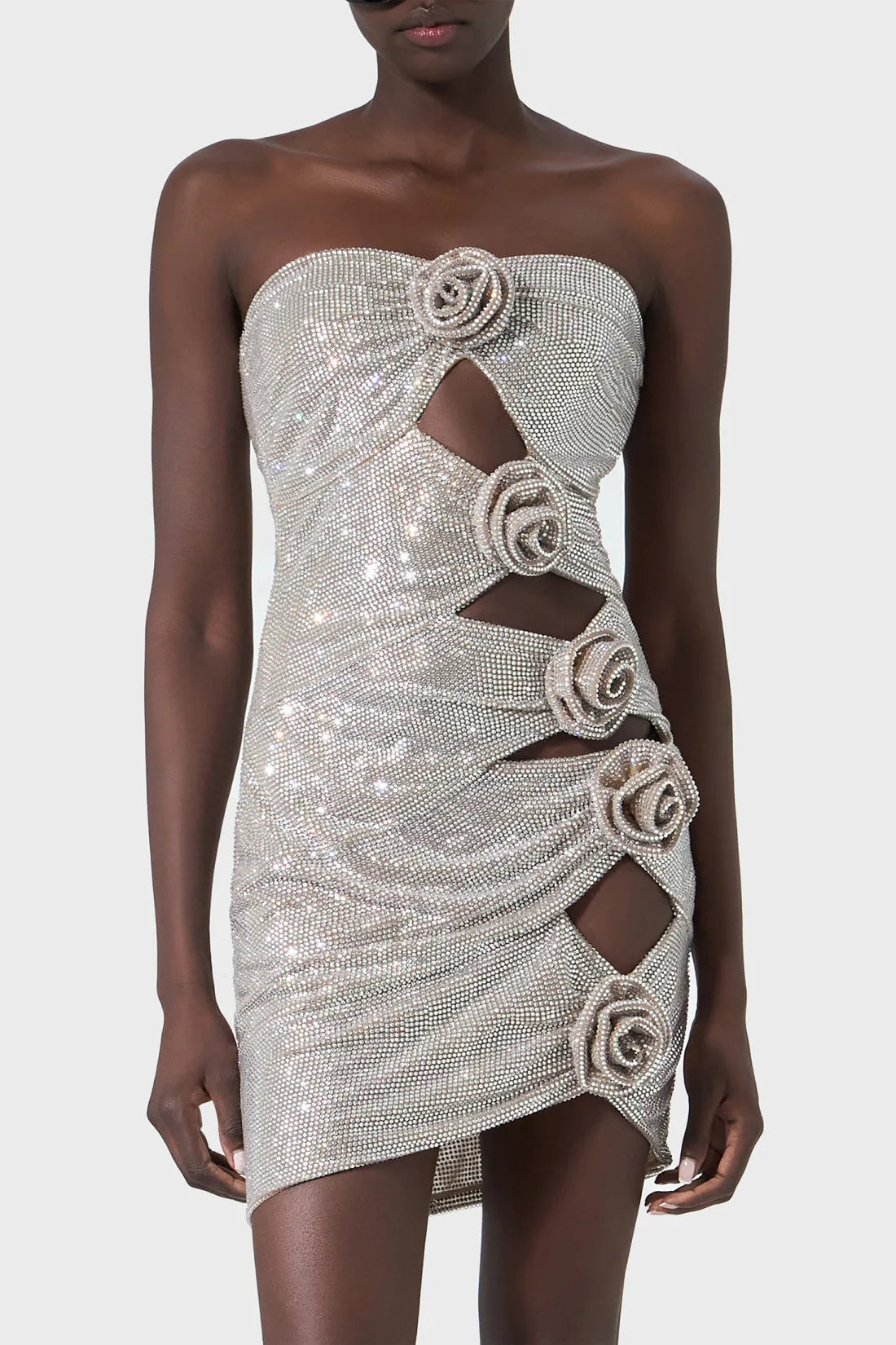 European American Cross-border Hot Item Strapless Dress