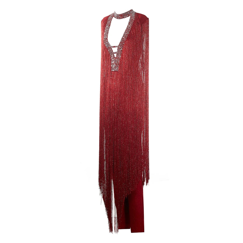 Maxi Tassel Jumpsuit