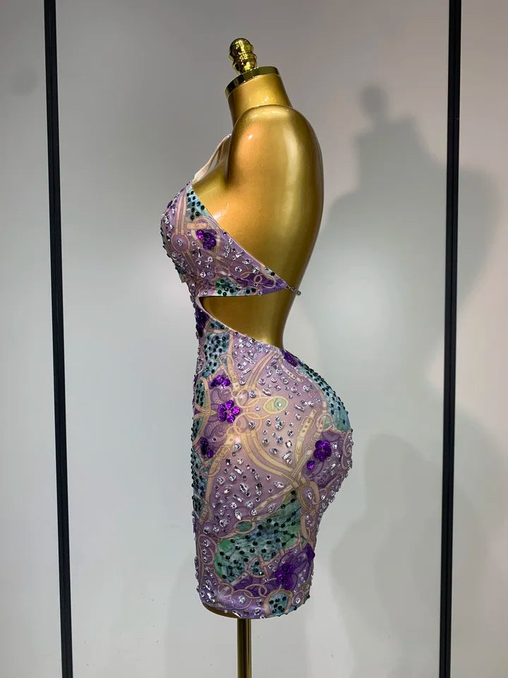 Sexy Luxury Birthday Photoshoot Mini Dress