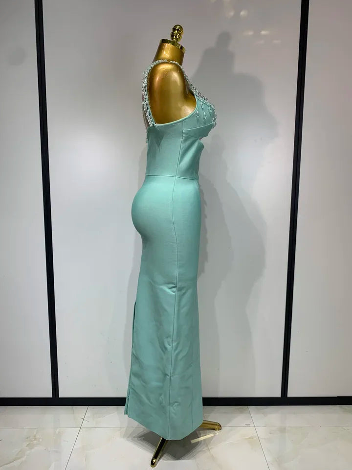 Elegant Knitted Birthday Evening Party Cocktail Prom Dress