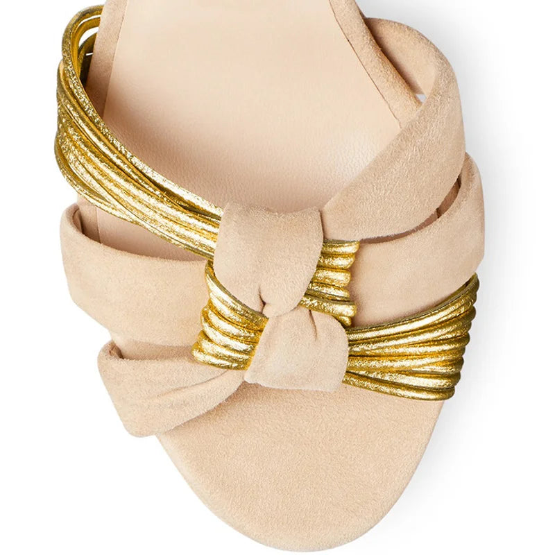 Open Toe High Chunky Heels