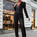 Long-sleeved Jumpsuit