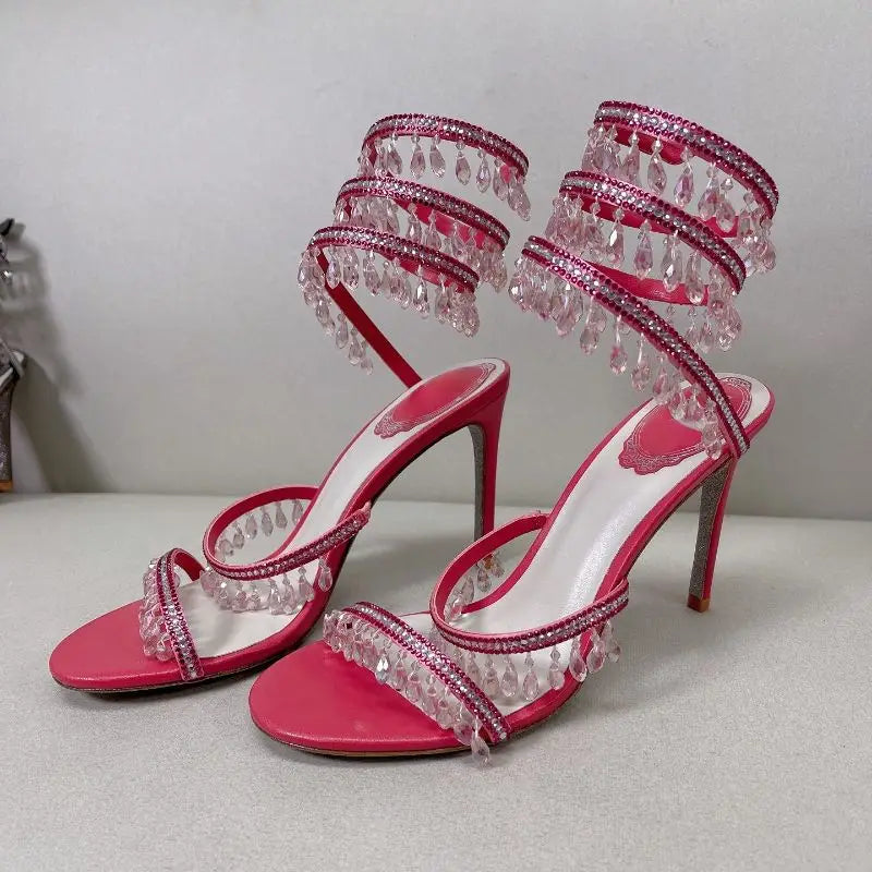 Ankle Wrap  Ankle Strap Stretch Wire Heels
