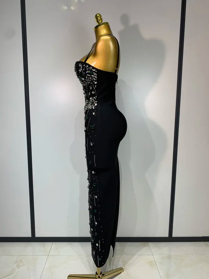 Luxury Celebrity Elegant Knitted Birthday Evening Party Dress