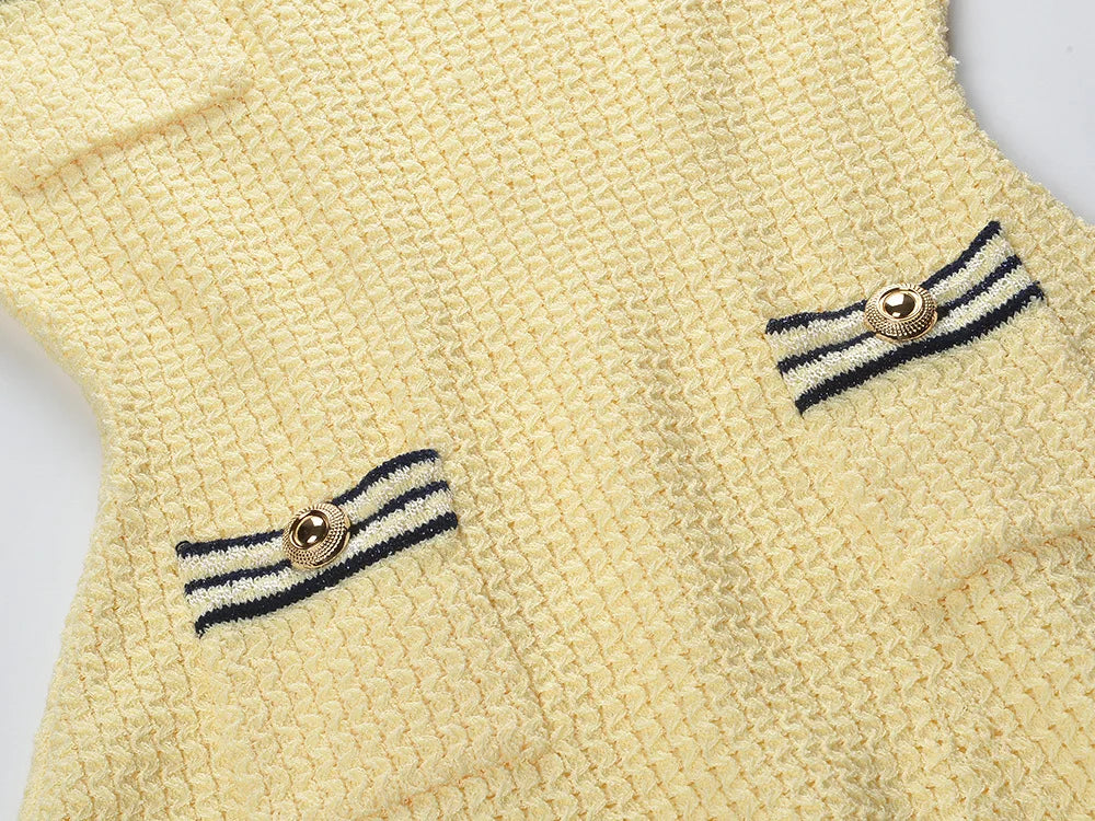Casual Wear Summer Knit A-line Mini Dress