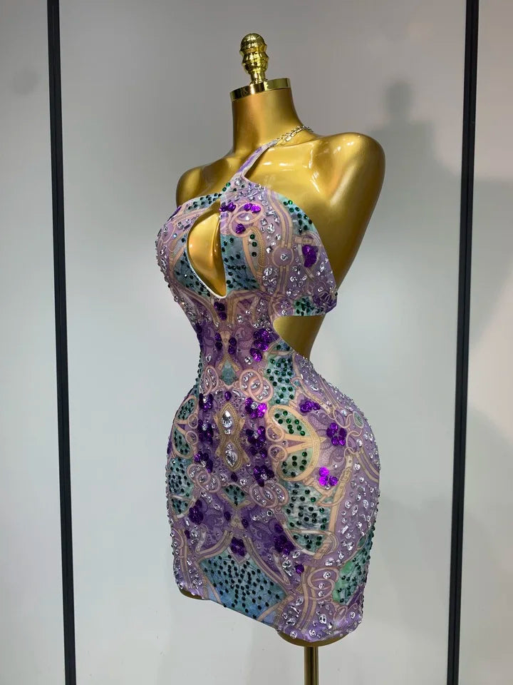 Sexy Luxury Birthday Photoshoot Mini Dress
