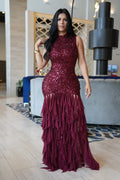 Sleeveless Ruffle Dress