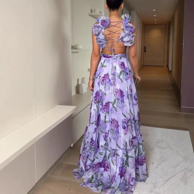 Bohemian Sexy Printed Women Dress