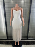 Elegant White Long Dress