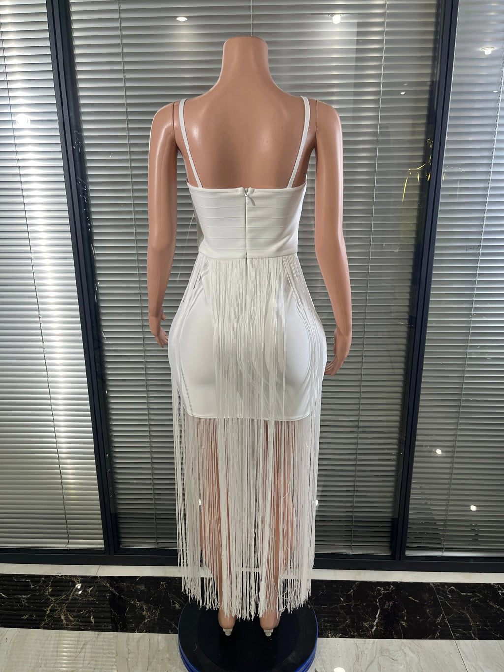 Elegant White Long Dress