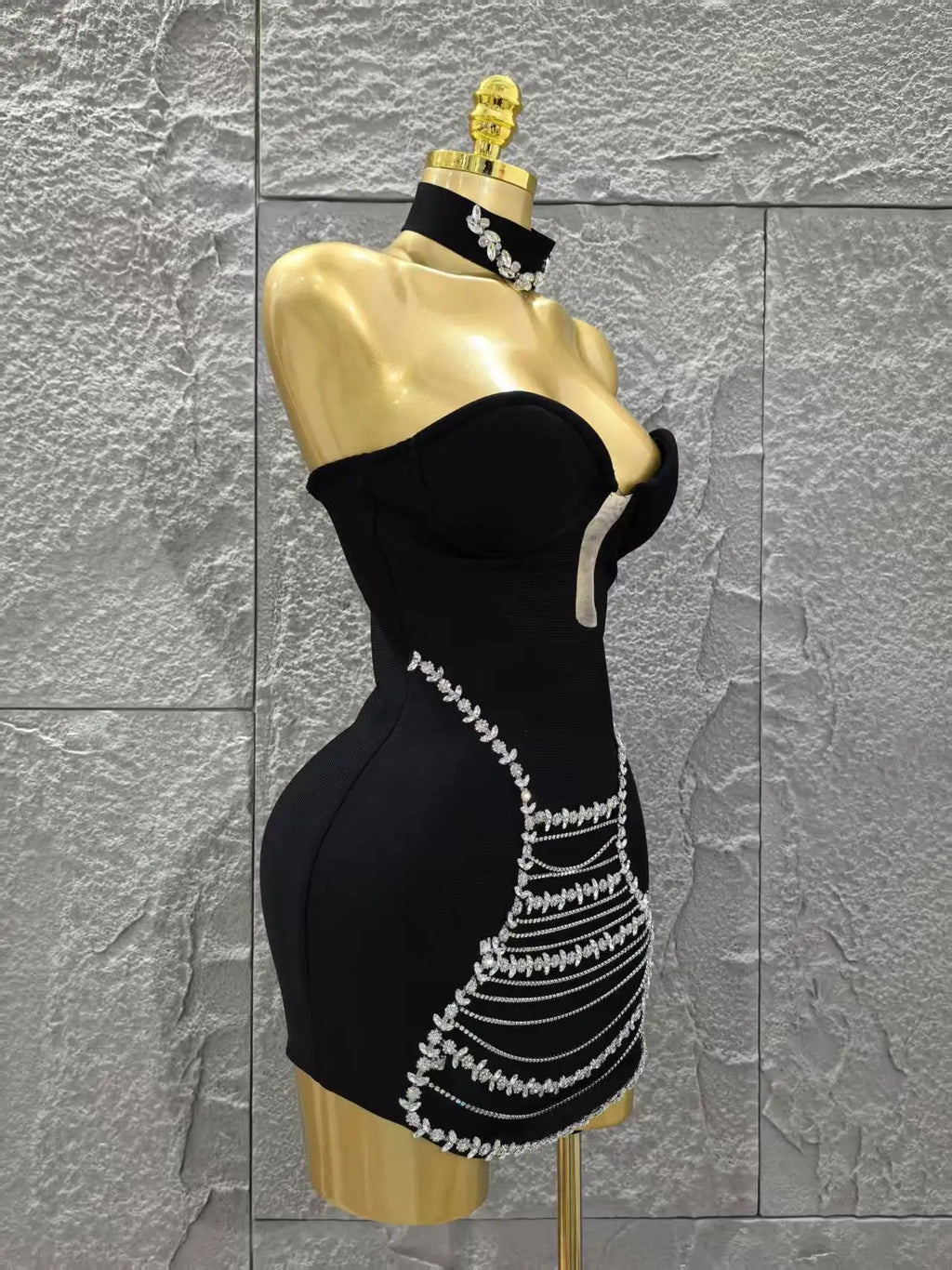 Fashion Celebrate Nightclub Party Mini Dress
