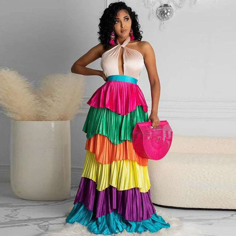 6 Colors Tiered Skirts