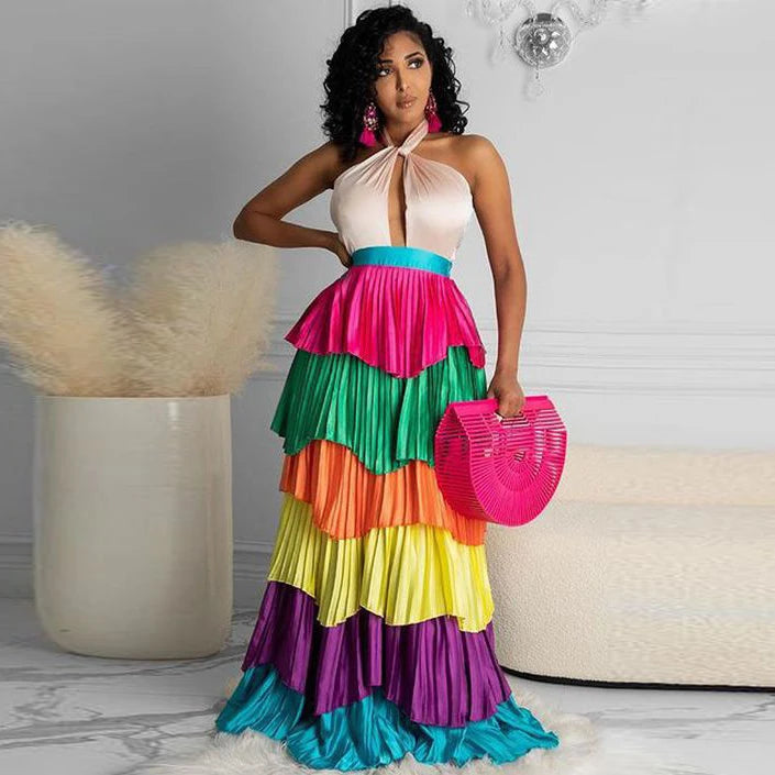 6 Colors Tiered Skirts