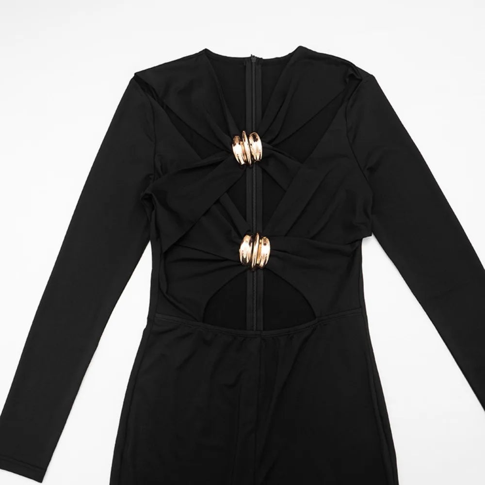 Sexy Hollow Out Jumpsuits