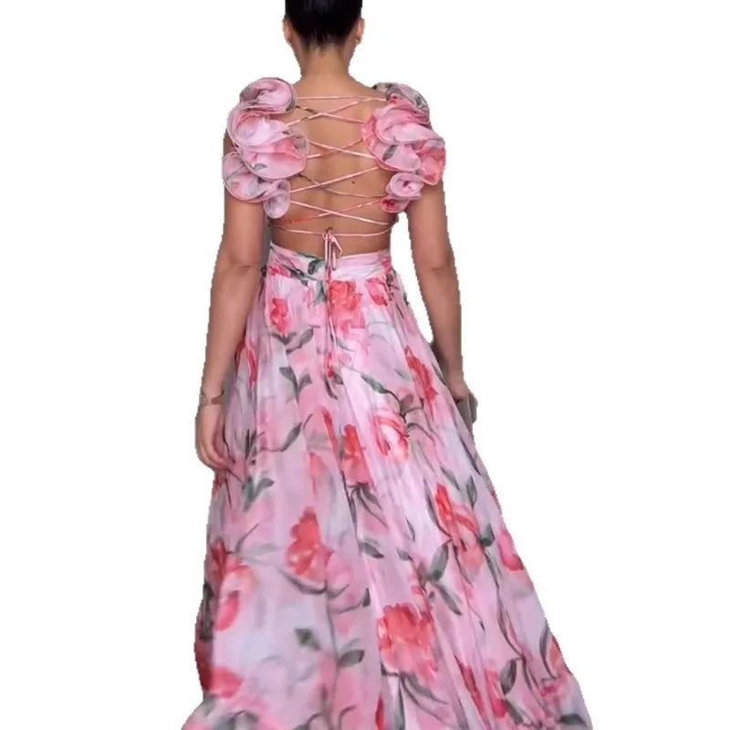 Bohemian Sexy Printed Women Dress