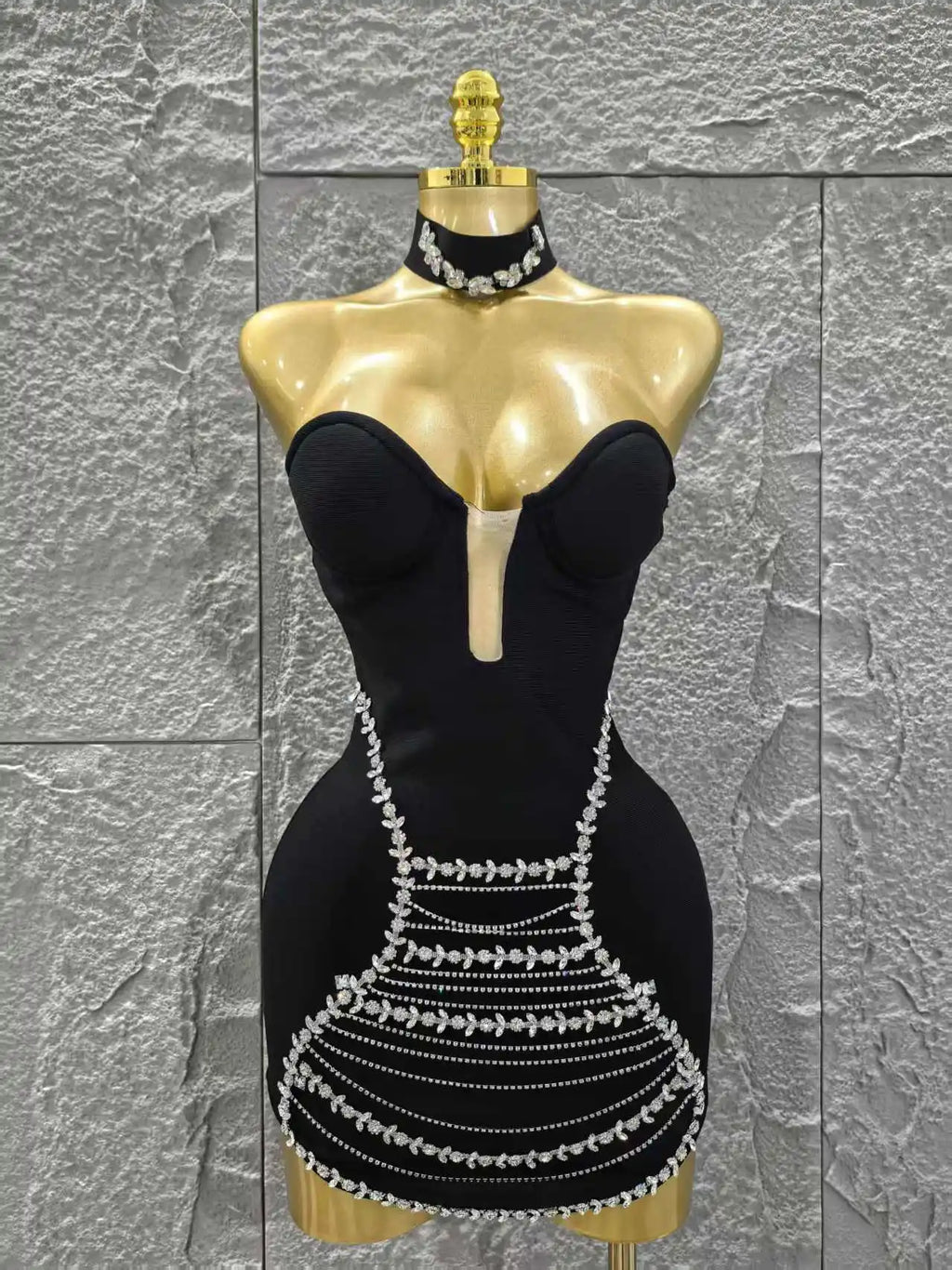Fashion Celebrate Nightclub Party Mini Dress