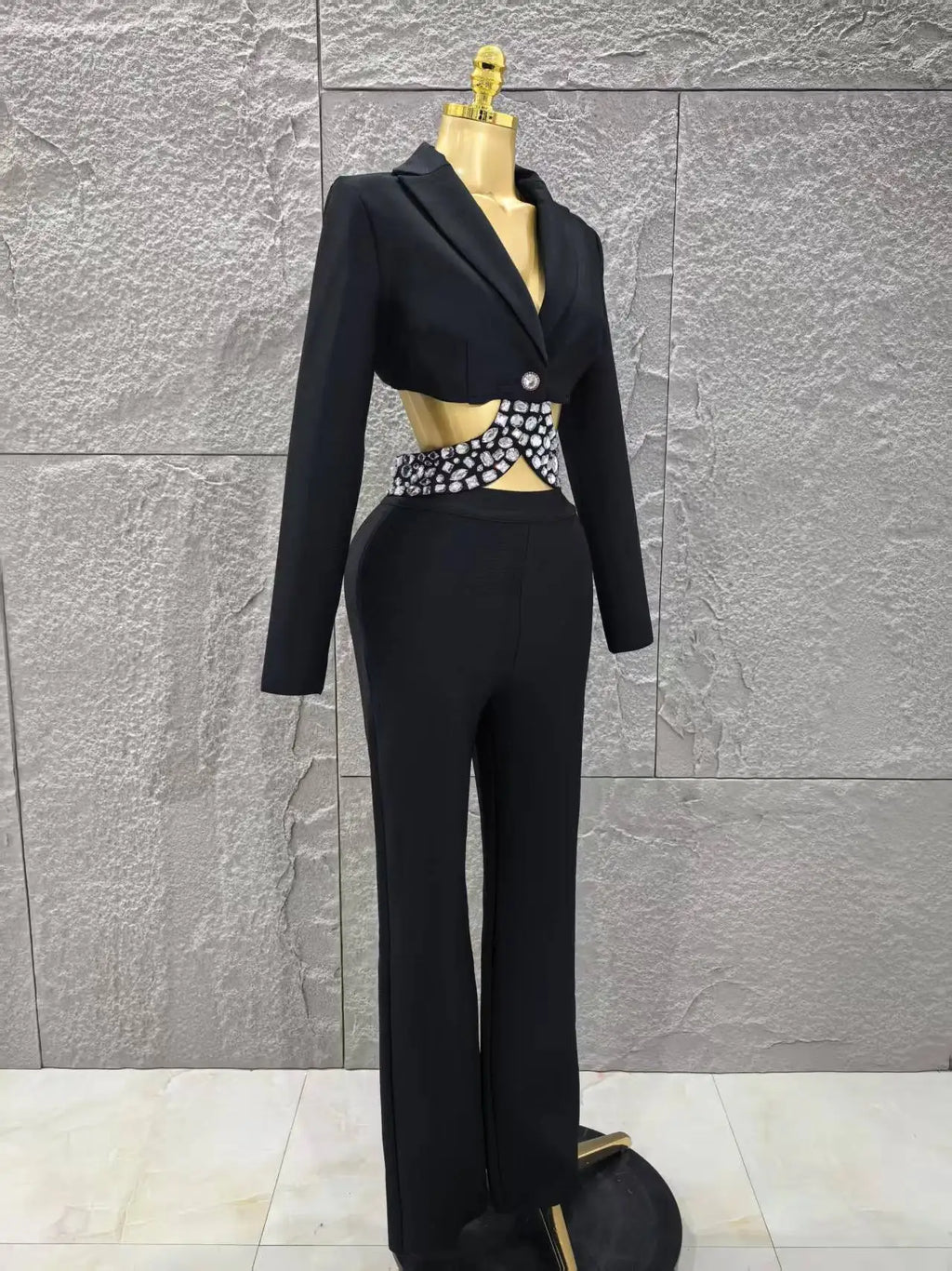 2 Pieces Bodycon Bandage Set