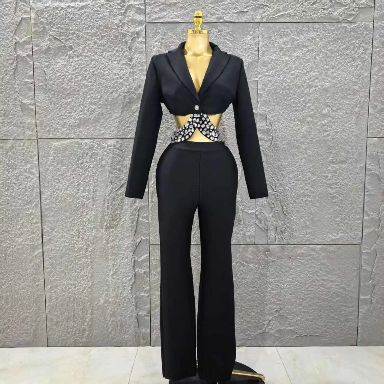 2 Pieces Bodycon Bandage Set